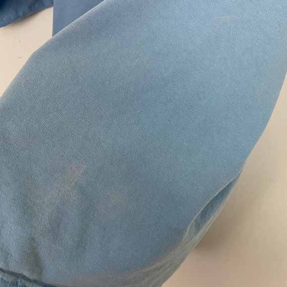 Vintage 90s Hilarious Gamer Tshirt Light Blue Unisex Size Medium Tee T-Shirt - Picture 11 of 12